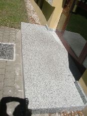 Eingangspodest Granitplatte